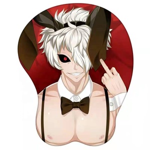 Alfombrilla <span class=keywords><strong>de</strong></span> Ratón <span class=keywords><strong>de</strong></span> Gel Personalizada <span class=keywords><strong>de</strong></span> Silicona con Estampado <span class=keywords><strong>de</strong></span> Anime, Pechos Grandes en 3D, Chica Sexy - Product Image 3