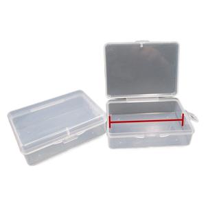 Drop shipping packaging boxes, small PP storage boxes, transparent plastic boxes, jewelry boxes with small locks - Product Image 2