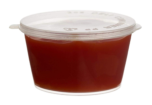 Gobelet à sauce en plastique avec couvercle à charnière 1oz 1.1oz 1.5oz 2oz 2.5oz 3oz 3.5oz 4oz 5oz Contenant alimentaire pour condiments - Product Image 2