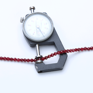 WENCHI Cuentas de Piedras Preciosas Rojas Marrones con Corte Brillante para Joyería, 8mm, Diámetro del Agujero de 1mm, Material Mineral, Accesorios Decorativos, Modelo - Product Image 2