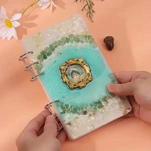 Ensemble de moulage en résine pour carnet A5, A6, A7, couverture de carnet, moule en silicone pour résine époxy, kit de résine époxy DIY - Product Image 3