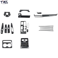 Kit complet de garnitures intérieures en fibre de carbone anti-rayures pour Toyota Camry 9ème génération LHD