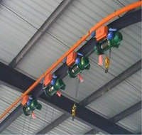 Système de grue à rail flexible, modulaire, polyvalent et efficace pour la manutention et le levage de matériaux en hauteur, solution pour une utilisation industrielle de précision