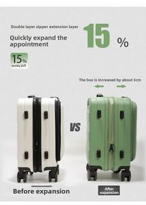 Mini <span class=keywords><strong>bagage</strong></span> à <span class=keywords><strong>main</strong></span> 14 pouces pour filles printemps automne compagnies <span class=keywords><strong>a</strong></span>ériennes valise Spinner bagages enregistrés gratuits PC aluminium ABS voyage - Product Image 5