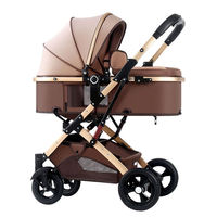 Poussette Légère de Voyage pour Bébé, Pliante, 3 en 1, pour Nouveau-né