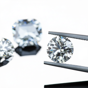 Diamant de laboratoire certifié IGI, taille brillant rond, couleur D, pureté VVS2, 1 carat, HPHT CVD, diamants synthétiques en vrac pour la fabrication de bijoux fins - Product Image 1