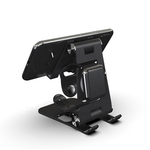 Support <span class=keywords><strong>pliable</strong></span> pour téléphones portables, accessoire universel de bureau de haute qualité pour téléphones portables et tablettes - Product Image 3