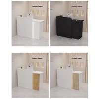 Bureau d'accueil en bois durable, design moderne, pour entreprise, bureau commercial