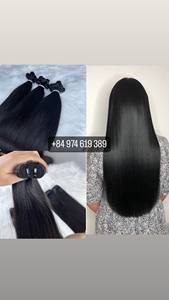 ผมต่อแบบดิบของคนผมตรงเป็นมัดผมมนุษย์ผมตรงแบบ100% ธรรมชาติจากเวียดนาม - Product Image 4