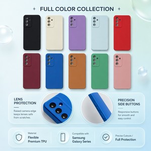 Funda Recta para <span class=keywords><strong>Samsung</strong></span> S26 S25 S24 S23 <span class=keywords><strong>S21</strong></span> Ultra Plus S25 Edge Note 20 Ultra, Funda Protectora Mate Antigolpes de TPU - Product Image 2