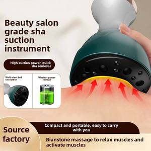 Uso en el hogar Dispositivo eléctrico Gua Sha Cuerpo completo Universal Cupping Meridian Brush Abs Vacío automático Belleza negativa Cuidado personal - Product Image 3