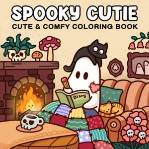 Vendita Diretta dalla Fabbrica: Libro da Colorare per Bambini Serie SpookyCutie Monster con Pittura a Gouache su Carta - Regalo per Bambini - Product Image 5