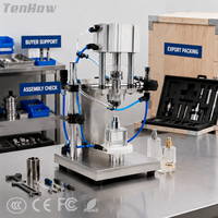 Machine de sertissage semi-automatique à hauteur réglable pour flacons de parfum, outil de sertissage semi-automatique pour la production de bouteilles