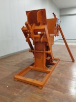 Machine manuelle QMR2-40 pour la fabrication de briques en terre cuite à vendre – Presse manuelle pour blocs de boue et briquettes de biomasse