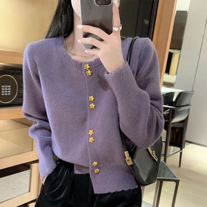 الخريف والشتاء جديد جودة عالية أزياء Lacework قصيرة المرأة محبوك بالجملة البلوزات سترة - Product Image 2