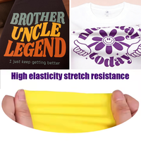 Rouleau de vinyle thermocollant 30,5 cm x 25 m, facile à désherber, vinyle PVC HTV flexible, film pour t-shirts, vêtements, textiles