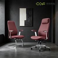 Chaise de bureau exécutive en cuir, chaise de bureau ergonomique réglable, chaise de barbier, chaise de bureau à roulettes, chaise de bureau exécutive
