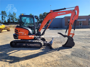 Mini-excavatrice d'occasion de marque supérieure U57-4, 5 tonnes de poids opérationnel, avec performances optimales, dotée de composants essentiels du moteur et de la pompe - Product Image 6