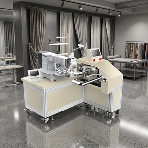 Factory High Capacity Chain Stitch <b>Automatic</b> Curtain Pleating <b>Sewing</b> <b>Machine</b> New Condition with Core Components Engine Motor - Product Image 1