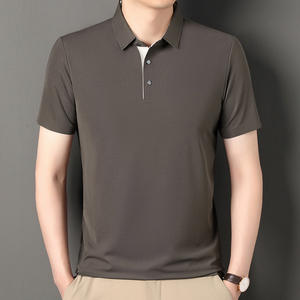 Polos de Golf de alta calidad para hombre, camisetas deportivas de secado rápido, camiseta de uniforme de trabajo con logotipo bordado personalizado - Product Image 4