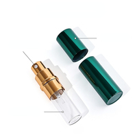 Bouteilles de parfum vides, cylindre personnalisé fantaisie à fond épais bouteilles de parfum vides 10ml Mini bouteille de parfum cosmétique de voyage en verre