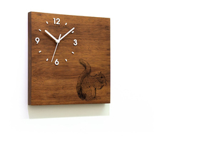 <b>Wooden</b> Wall <b>Clock</b> Vintage Round Wood - Product Image 3