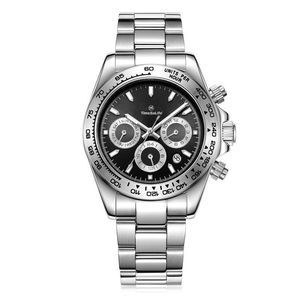 Montre à quartz pour homme en acier inoxydable 316L, chronographe résistant à l'eau, design antique, personnalisable OEM, luxe - Product Image 4