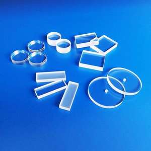 Plaques de quartz 100x100mm, épaisseur 1,1mm, verre de laboratoire semi-conducteur personnalisé avec services de soudage et de découpe - Product Image 1