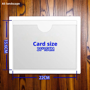 ที่ใส่บัตร PVC แบบเหนียวแน่น ติดด้วยกาว<span class=keywords><strong>ใน</strong></span>ตัว ช่องใส่ป้ายใส กันฝุ่น สำหรับชั้นวางสินค้าในซูเปอร์มาร์เก็ต - Product Image 3