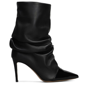 <span class=keywords><strong>Stivaletti</strong></span> Invernali Recenti da <span class=keywords><strong>Donna</strong></span> di Alta Qualità Stile Western Casual con Tacco Alto a Punta in Pelle Scamosciata - Product Image 5