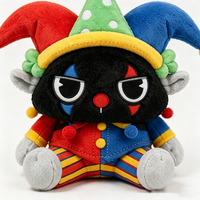 Jouets en peluche OEM, clown corpulent personnalisé pour Halloween, animal en peluche avec détails colorés pour enfants de tous âges, décoration
