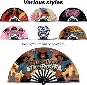 Abanicos Plegables de Bambú Personalizados de 13 Pulgadas con LED, Diseño Musical, Decoración Portátil para el Hogar, Grabado para el Año Nuevo Chino - Product Image 4