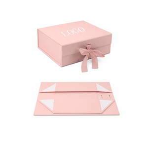 Boîte cadeau magnétique de luxe écologique et recyclable en forme de livre pour mariage, Noël, cadeaux d'affaires, personnalisable - Product Image 1