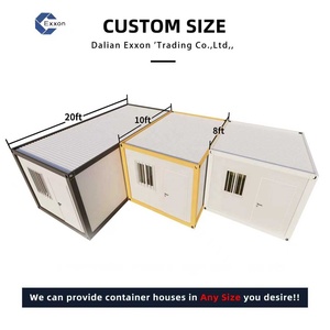 Lắp ráp phẳng gói container nhà nhỏ nhà sống prefab mô-đun nhà 20ft hai lớp mở rộng Ba phòng ngủ nhà bếp - Product Image 3