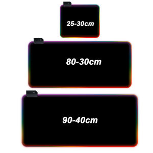 Alfombrilla de Ratón RGB con Logotipo Personalizado, Alfombrilla de Juego LED Grande Personalizada con Base de Goma Antideslizante y Superficie Impermeable - Product Image 2