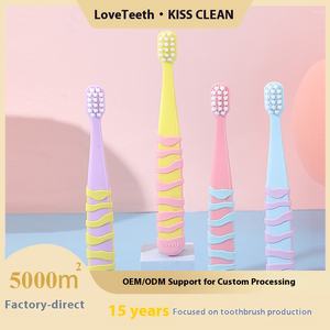 도매 드롭쉬핑 브랜드 아기 만화 캐릭터 칫솔 부드러운 칫솔모 플라스틱 작은 헤드 칫솔 - Product Image 3