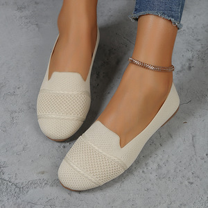 Zapatos informales transpirables <span class=keywords><strong>sin</strong></span> <span class=keywords><strong>cordones</strong></span> nuevos de Primavera al por mayor, cómodos zapatos informales para caminar al aire libre para <span class=keywords><strong>mujer</strong></span> - Product Image 2