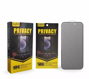 ฟิล์มกันรอยแบบกันกระแทก ความแข็ง 9H ป้องกันการมองลอก สำหรับ <span class=keywords><strong>iPhone</strong></span> 12 <span class=keywords><strong>Pro</strong></span> Max 13 14 15 16 17 ปิดคลุมเต็มจอ - Product Image 2