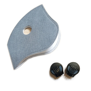 Masque facial de cyclisme avec filtre PM2.5, charbon actif, non tissé, doublure de masque de sport unisexe - Product Image 1
