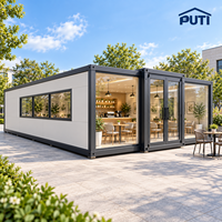 Maison modulaire extensible multifonctionnelle de 30 pieds, maison préfabriquée utilisée comme boutique, café, bureau, bâtiment portable