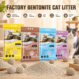 Arena para Gatos de Bentonita al por Mayor, Libre de Polvo, 4 kg, Alta Absorbencia, Suministros para Mascotas a Granel - Product Image 1