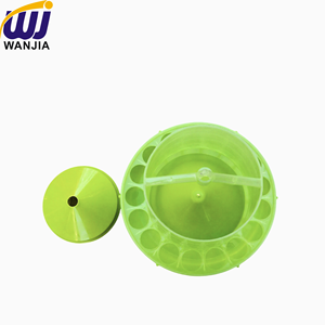 WANJIAChicken Farm Feeder Seau d'alimentation en plastique pour volailles et poussins Outil d'alimentation automatique du bétail - Product Image 4