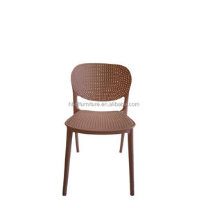 Chaise en corne DLC-P669 tabouret de bureau chaise de salle à manger ménage en plastique épaissi net <span class=keywords><strong>rouge</strong></span> chaise longue paresseuse - Product Image 1