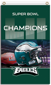 Haute qualité 3x5ft Philadelphia Eagles <span class=keywords><strong>NFL</strong></span> Team Flag Kelly Green 100% Polyester Design personnalisé Stock disponible pour les fans - Product Image 2