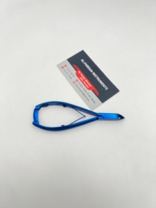 Sustainable Stainless Steel Nail Nipper <b>Cutter</b> <b>Plasma</b> Blue Color Locking Handle Cutting For Toe Finger Ingrown Nails Manicure - Product Image 4