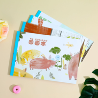 Malbuch für Erwachsene Runde Färbung Kinder Skizzenbuch Malerei Notizbuch Zeichen buch Druck für Kinder und Erwachsene 175*253mm Papier