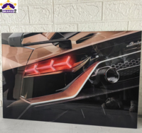 Affiche LED néon personnalisée pour voiture, idéale pour la décoration de bars, fêtes d'anniversaire, magasins, centres commerciaux – Aucun minimum de commande requis