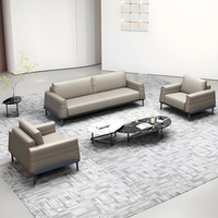Canapés de direction contemporains de luxe pour réception de bureau, salle d'attente, hall d'accueil en cuir, salle de visiteurs, mobilier artistique personnalisable