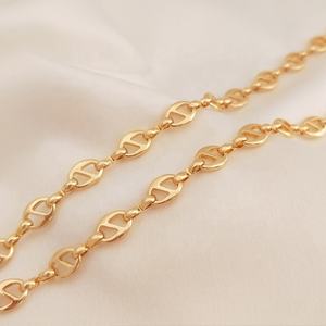 Corea Naso di Maiale Catena No Fade Oro Accessori Catene Dei Monili Della Catena Per Monili Che Fanno - Product Image 3