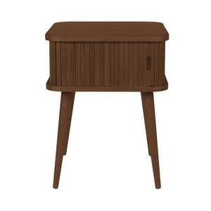 Table de chevet en bois massif de qualité supérieure avec tiroir et étagère ouverte, table de chevet moderne en bois, meubles de chambre à coucher - Product Image 1